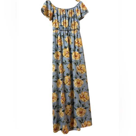Peach Love Womens Floral Dress Size Medium - Picture 10 of 11